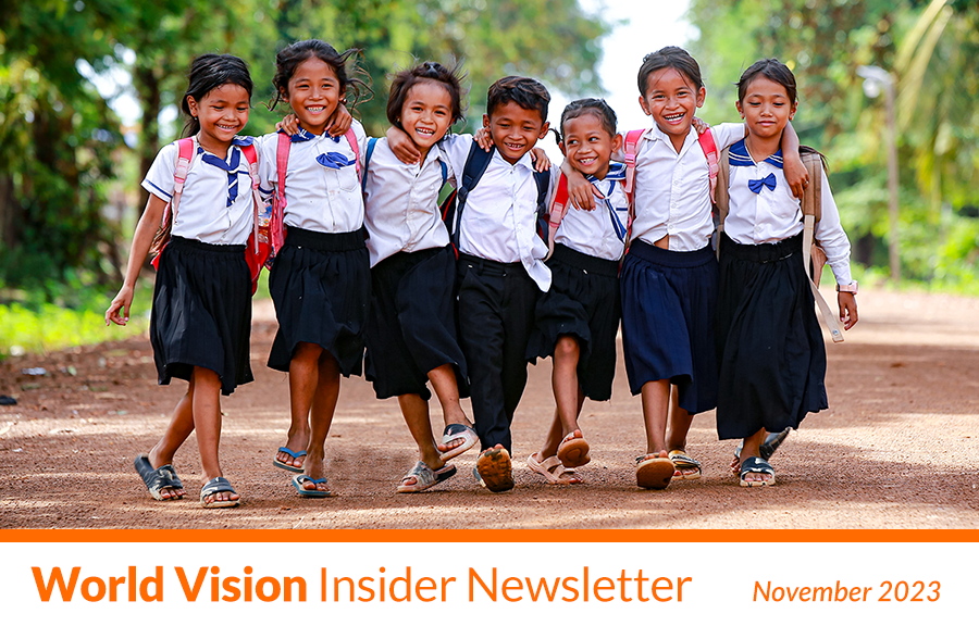 World Vision Insider Newsletter November 2023