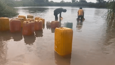Ghana water collection-low