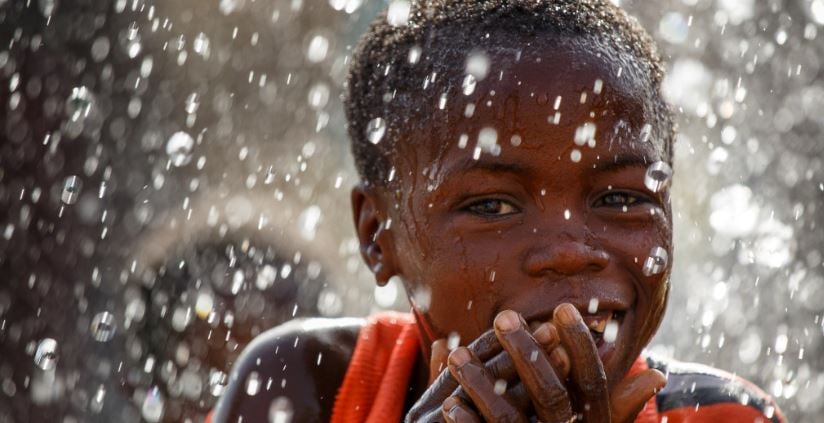 Water Soaked Boy