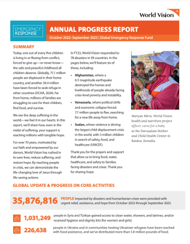 2023 Annual Report - Global Emergency Response