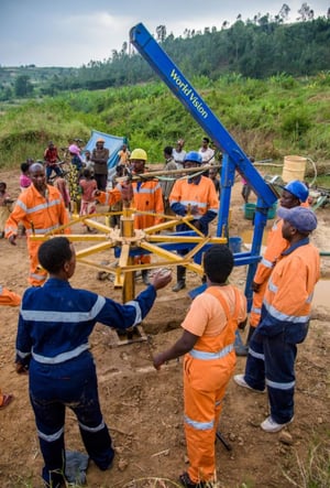 Drilling a well