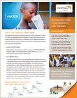 Clean Water - World Vision's Commitment and Approach