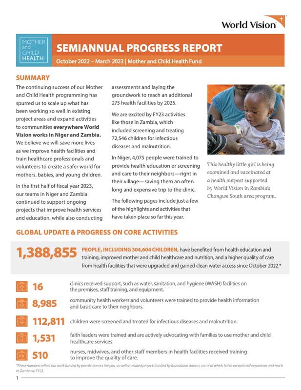 2023 Semi-Annual Report – Health