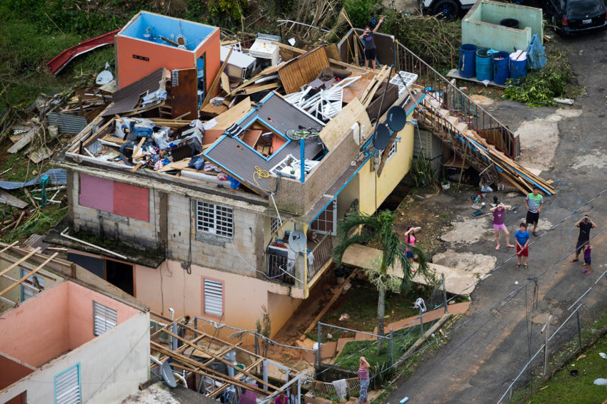 Hurricane Maria damage